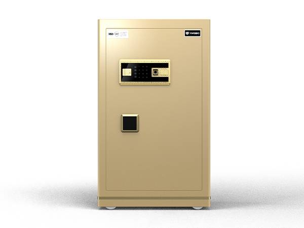 Front view of YB/N7 safe in gold color